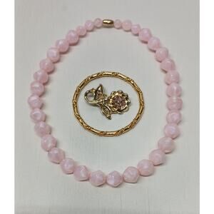 VTG 3-piece Jewelry Combo: Necklace, Bracelet and Brooch